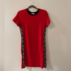 Calvin Klein | Red T-Shirt Dress | Size Small